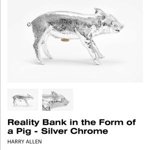 Reality Bank in the Form of a Pig by Harry Allen